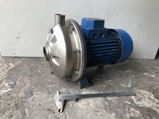 ขายปั๊มน้ำหอยโข่งหัวสแตนเลส Ebara 2.5HP. 380V made in Italy สภาพสวย หมุนนิ่ม พร้อมใช้งาน