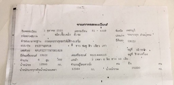 Isuzu 360 แรง ปี 56 แม่ลูกกระบะดัมพ์ ส.สมบัติ น้ำหนักบรรทุกได้ 29.50 ตัน ทะเบียนพร้อม