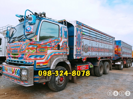 Isuzu 360 แรง ปี 56 แม่ลูกกระบะดัมพ์ ส.สมบัติ น้ำหนักบรรทุกได้ 29.50 ตัน ทะเบียนพร้อม