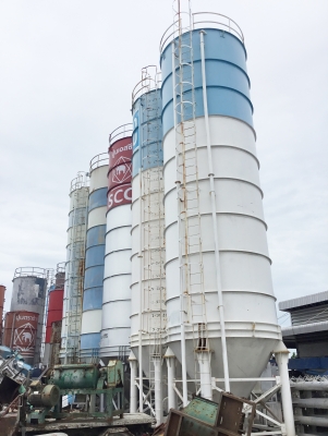 ***ขายด่วนไซโลขนาดความจุ 180 ตันจำนวน 5 ชุด สภาพสวยพร้อมใช้งาน***