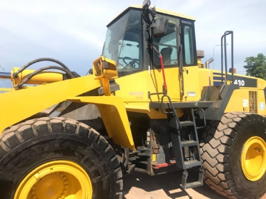 ขายรถตักล้อยาง KOMATSU WA430-5 นำเข้าเองจากญี่ปุ่น สภาพสวยพร้อมใช้ มีVDOการทำงานครับ