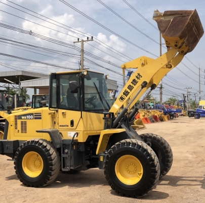 ขายรถตักล้อยาง KOMATSU WA100-5 (6,xxx ชั่วโมง) นำเข้าเองจากญี่ปุ่น สภาพสวยพร้อมใช้ มีVDOการทำงานครับ