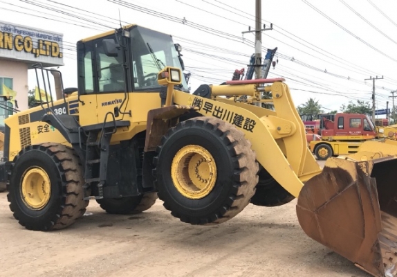 ขายรถตักล้อยาง KOMATSU WA380-6 ปี 2010 รถนอกนำเข้าจากญี่ปุ่น สภาพสวยพร้อมใช้ มีVDOการทำงานครับ