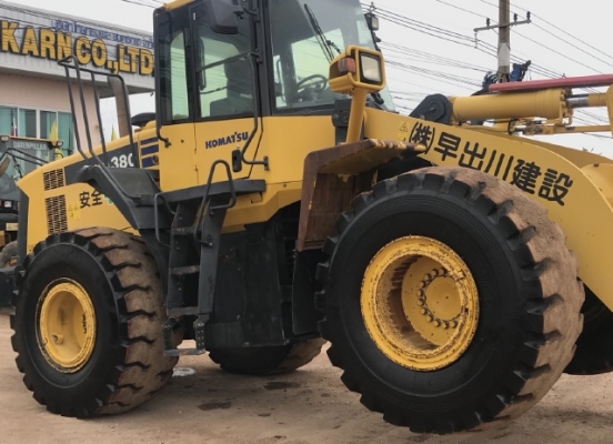ขายรถตักล้อยาง KOMATSU WA380-6 ปี 2010 รถนอกนำเข้าจากญี่ปุ่น สภาพสวยพร้อมใช้ มีVDOการทำงานครับ