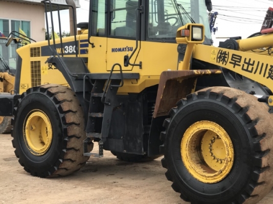 ขายรถตักล้อยาง KOMATSU WA380-6 ปี 2010 รถนอกนำเข้าจากญี่ปุ่น สภาพสวยพร้อมใช้ มีVDOการทำงานครับ