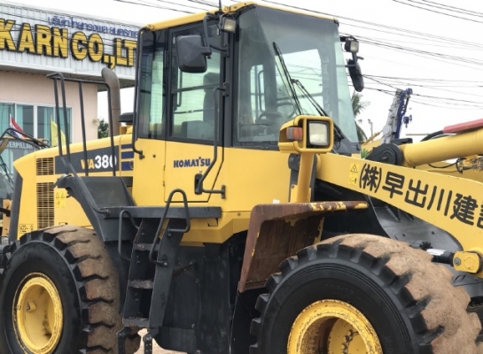 ขายรถตักล้อยาง KOMATSU WA380-6 ปี 2010 รถนอกนำเข้าจากญี่ปุ่น สภาพสวยพร้อมใช้ มีVDOการทำงานครับ