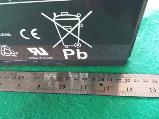 แบตเตอรี่แห้งมือสอง ยี่ห้อ B.B.Battery ขนาด 65A 12V