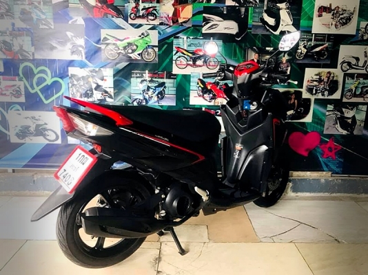 gt125 2017 สีดำแดง รถเครื่องเดิมดี สีสวย 25900