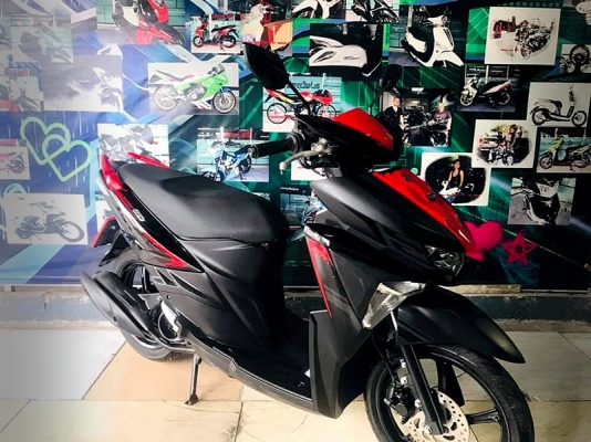 gt125 2017 สีดำแดง รถเครื่องเดิมดี สีสวย 25900
