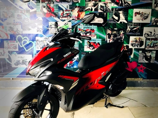 aerox 2018 สีดำแดง สีขายดี เครื่องเดิมดี สีสวย 51900