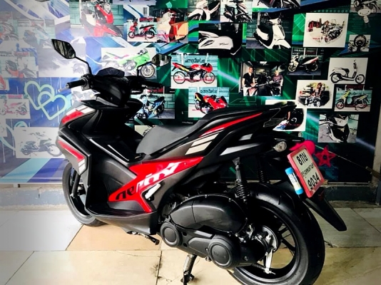 aerox 2018 สีดำแดง สีขายดี เครื่องเดิมดี สีสวย 51900
