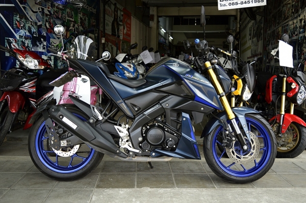 M slaz สีนํ้าเงิน เข้มโลโก้นู้น ลายใหม่ล่าสุด รถสวยเครื่องเดิม58900