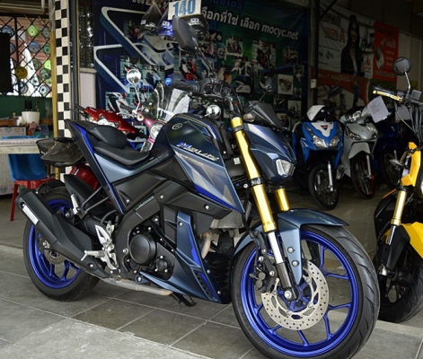 M slaz สีนํ้าเงิน เข้มโลโก้นู้น ลายใหม่ล่าสุด รถสวยเครื่องเดิม58900