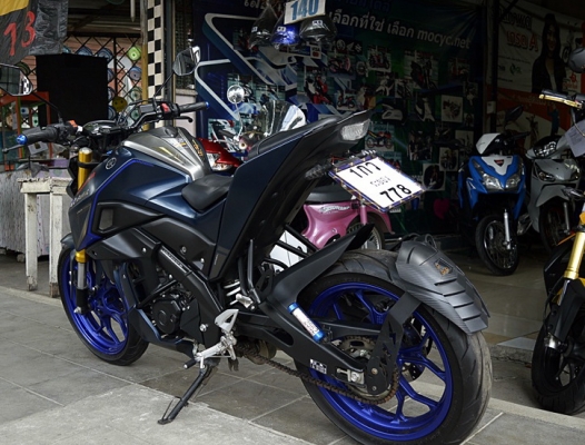 M slaz สีนํ้าเงิน เข้มโลโก้นู้น ลายใหม่ล่าสุด รถสวยเครื่องเดิม58900