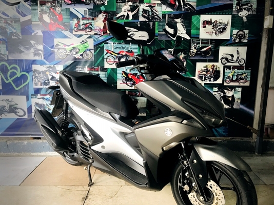 aerox ปี2017 สีเทา ท๊อปเบรค ABS กุญแจสมาทคีย์ เครื่องเดิม 47900