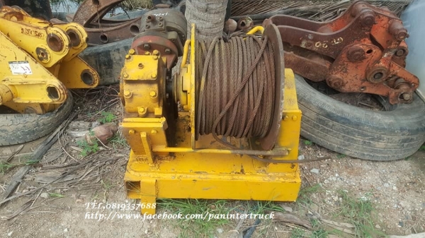 SALE FROM JAPAN สินค้าเก่านอก*WINCH วิ๊นซ์พร้อมปั๊มไฮดรอลิคUCHIDA สำหรับงานรถบรรทุกไซค์ 6ล้อใหญ่ ,10ล้อ -หัวลาก