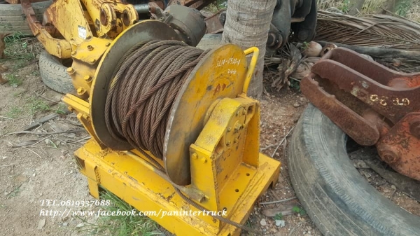 SALE FROM JAPAN สินค้าเก่านอก*WINCH วิ๊นซ์พร้อมปั๊มไฮดรอลิคUCHIDA สำหรับงานรถบรรทุกไซค์ 6ล้อใหญ่ ,10ล้อ -หัวลาก