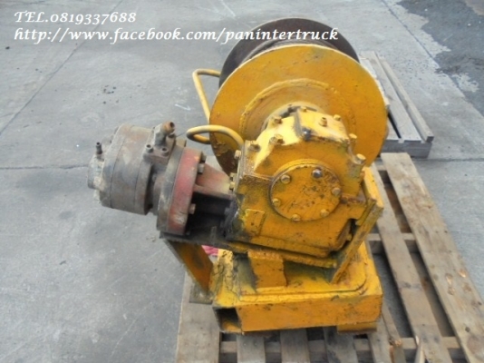 SALE FROM JAPAN สินค้าเก่านอก*WINCH วิ๊นซ์พร้อมปั๊มไฮดรอลิคUCHIDA สำหรับงานรถบรรทุกไซค์ 6ล้อใหญ่ ,10ล้อ -หัวลาก