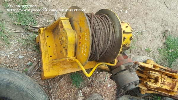 SALE FROM JAPAN สินค้าเก่านอก*WINCH วิ๊นซ์พร้อมปั๊มไฮดรอลิคUCHIDA สำหรับงานรถบรรทุกไซค์ 6ล้อใหญ่ ,10ล้อ -หัวลาก