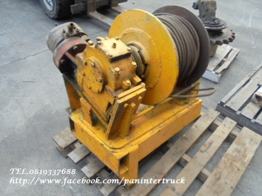 SALE FROM JAPAN สินค้าเก่านอก*WINCH วิ๊นซ์พร้อมปั๊มไฮดรอลิคUCHIDA สำหรับงานรถบรรทุกไซค์ 6ล้อใหญ่ ,10ล้อ -หัวลาก