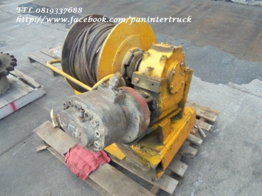 SALE FROM JAPAN สินค้าเก่านอก*WINCH วิ๊นซ์พร้อมปั๊มไฮดรอลิคUCHIDA สำหรับงานรถบรรทุกไซค์ 6ล้อใหญ่ ,10ล้อ -หัวลาก