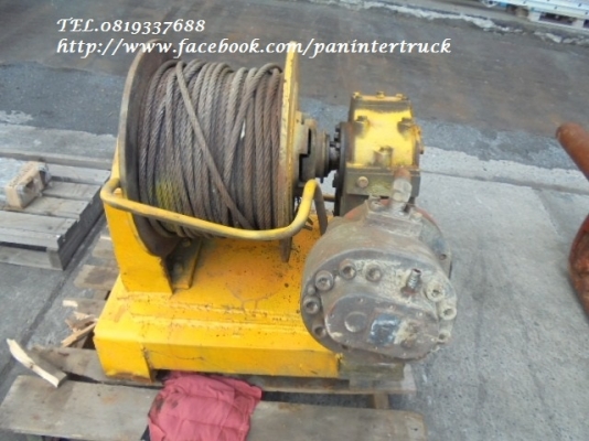 SALE FROM JAPAN สินค้าเก่านอก*WINCH วิ๊นซ์พร้อมปั๊มไฮดรอลิคUCHIDA สำหรับงานรถบรรทุกไซค์ 6ล้อใหญ่ ,10ล้อ -หัวลาก
