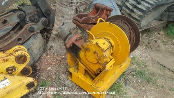 SALE FROM JAPAN สินค้าเก่านอก*WINCH วิ๊นซ์พร้อมปั๊มไฮดรอลิคUCHIDA สำหรับงานรถบรรทุกไซค์ 6ล้อใหญ่ ,10ล้อ -หัวลาก