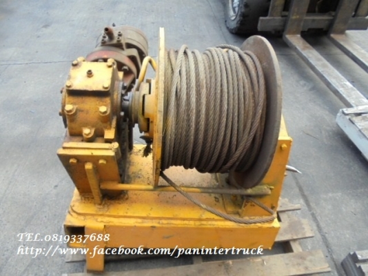 SALE FROM JAPAN สินค้าเก่านอก*WINCH วิ๊นซ์พร้อมปั๊มไฮดรอลิคUCHIDA สำหรับงานรถบรรทุกไซค์ 6ล้อใหญ่ ,10ล้อ -หัวลาก