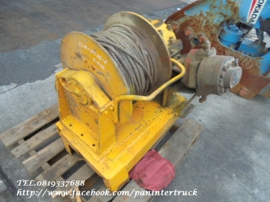 SALE FROM JAPAN สินค้าเก่านอก*WINCH วิ๊นซ์พร้อมปั๊มไฮดรอลิคUCHIDA สำหรับงานรถบรรทุกไซค์ 6ล้อใหญ่ ,10ล้อ -หัวลาก