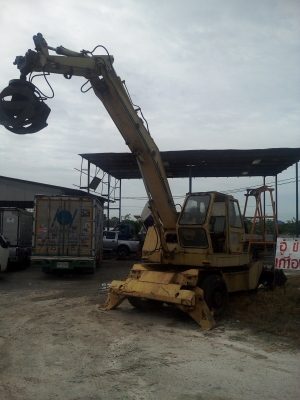 ขายแบคโฮล้อยางติดคีบหมุนรอบ