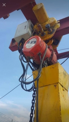 เครน5ตันกว้าง9เมตรสูง6เมตรรอกนิชิญี่ปุ่นราคา90,000บาท