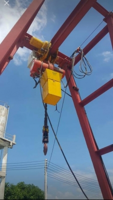 เครน5ตันกว้าง9เมตรสูง6เมตรรอกนิชิญี่ปุ่นราคา90,000บาท