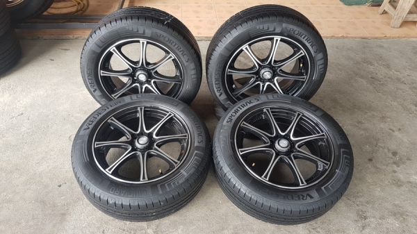 ล้อมือ2 FORCE ขอบ15 ยาง185/60/15   4 ล้อ