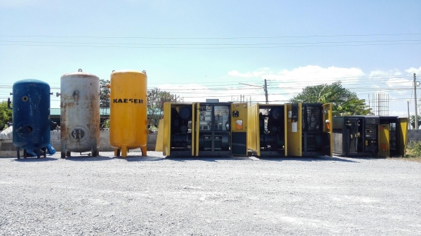 เครื่องปั้มลมสกรูเยอรมัน KAESER KOMPRESSOREN GERMANY ขนาด 60 HP และ 150 HP (มี 2 ชุด) ไฟ 380V เครื่องปั้มลมสกรูเยอรมัน KAESER KOMPRESSOREN GERMANY ขนาด 60 HP และ 150 HP (มี 2 ชุด) ไฟ 380V