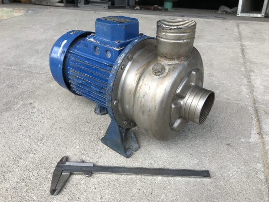 ขายปั้มน้ำหอยโข่งหัวปั้มสแตนเลส Ebara 2HP. 380V รุ่นเน้นปริมาณน้ำ สภาพสวย ขนาดเข้า 2นิ้ว ออก 2นิ้ว สภาพสวยมาก วิ่งนิ่ม พร้อมใช้งาน