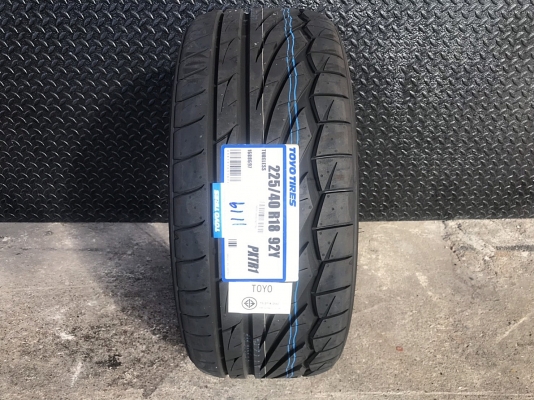 TOYO PROXES TR1 225/40R18 ยางใหม่ปี19 เส้นละ 5,400 บาท TOYO PROXES TR1 225/40R18 ยางใหม่ปี19 เส้นละ 5,400 บาท