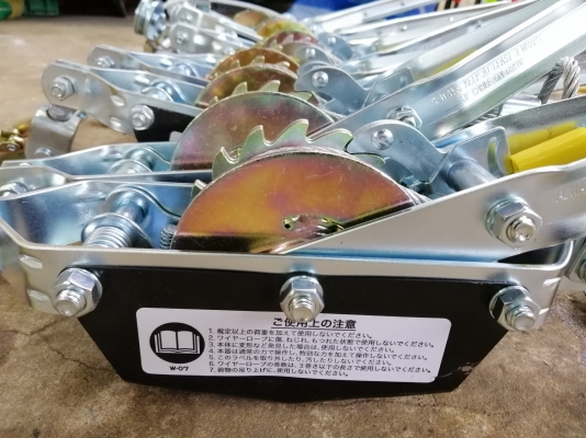 ขายรอกสลิงมือโยกญี่ปุ่นนำเข้า1ตัน