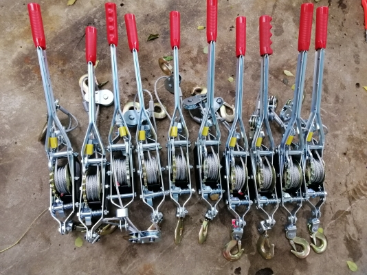 ขายรอกสลิงมือโยกญี่ปุ่นนำเข้า1ตัน