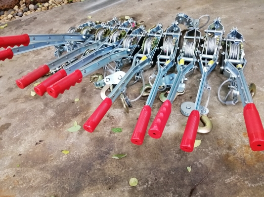 ขายรอกสลิงมือโยกญี่ปุ่นนำเข้า1ตัน