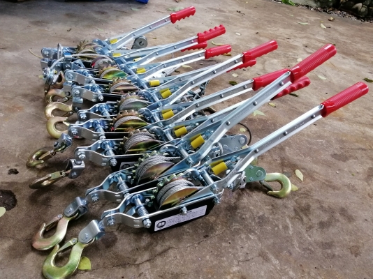 ขายรอกสลิงมือโยกญี่ปุ่นนำเข้า1ตัน