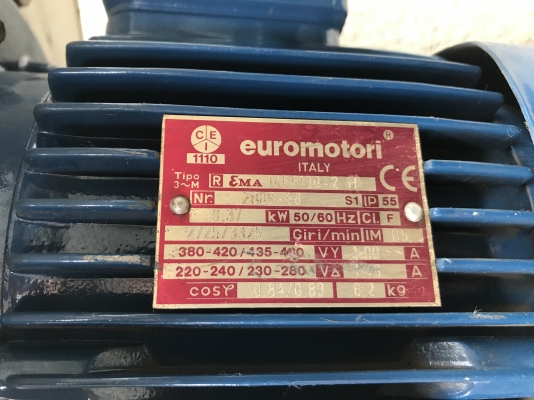 ขายโบลเวอร์ดูด-เป่าอากาศ Venplast 0.5HP. 380V made in Italy โครง+ใบสแตนเลส สภาพสวย หมุนนิ่ม พร้อมใช้งาน ขายโบลเวอร์ดูด-เป่าอากาศ Venplast 0.5HP. 380V made in Italy โครง+ใบสแตนเลส สภาพสวย หมุนนิ่ม พร้อมใช้งาน
