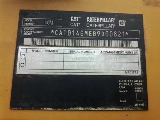 ขายรถเกรด CAT140M เก่านอกอเมริกาอินวอยราคา 5,000,000