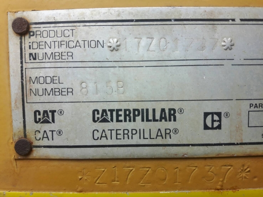 ขายรถบดเขื่อน CAT815B .เก่านอกญี่ปุ่นราคา 3,200,000 ขายรถบดเขื่อน CAT815B .เก่านอกญี่ปุ่นราคา 3,200,000