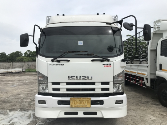 ISUZU FRR ปี56 เครื่องยนต์ 190 แรงม้า กระบะพร้อมคอกยาว 6.50 เมตร รถสวยพร้อมใช้งาน