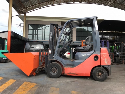 ขายรถฟอร์คลิฟท์เก่านอกนำเข้าจากญี่ปุ่น Toyota 8FD18