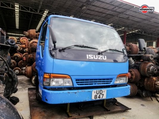 หัวเก๋ง ISUZU NPR การ์ตูน เครื่องยนต์ 4HE1 Turbo intercooler 150PS พร้อมเกียร์ Rocky 6เกียร์เดินหน้า สีน้ำเงิน