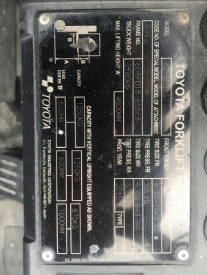 ขายรถโฟล์คลิฟ มือ2