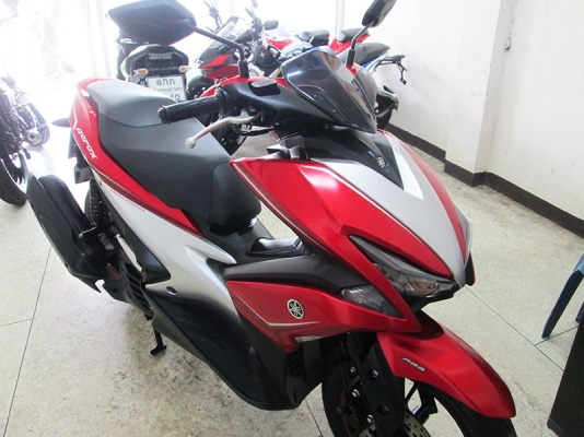 สด ผ่อน ขาย Yamaha Aerox ตัว TOP มี ABS ปี 2019 ไมล์แท้ 2076 กม สภาสวยเดิมๆ