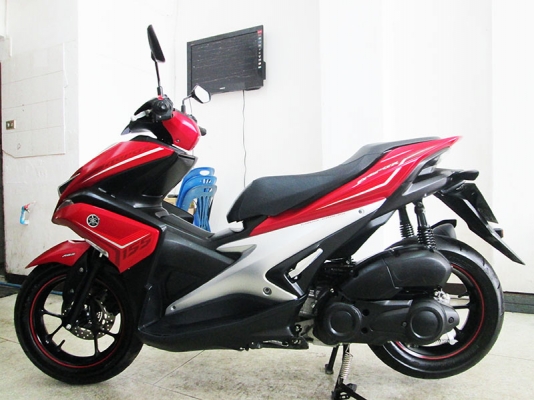 สด ผ่อน ขาย Yamaha Aerox ตัว TOP มี ABS ปี 2019 ไมล์แท้ 2076 กม สภาสวยเดิมๆ