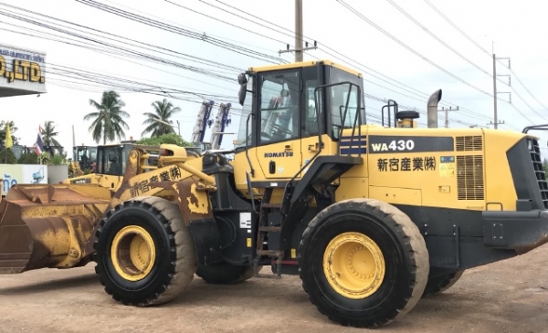ขายรถตักล้อยาง KOMATSU WA430-6 ปี 2010 นำเข้าเองจากญี่ปุ่น สภาพสวยพร้อมใช้ ขายรถตักล้อยาง KOMATSU WA430-6 ปี 2010 นำเข้าเองจากญี่ปุ่น สภาพสวยพร้อมใช้